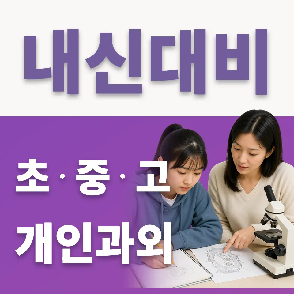 이목동 중학생 국어과외 학습 안내