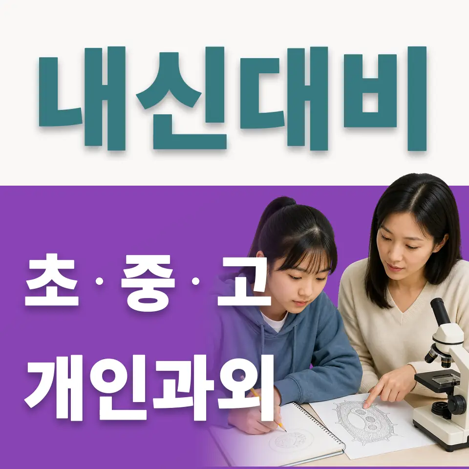 파장동 초등 사회과외 학습 안내
