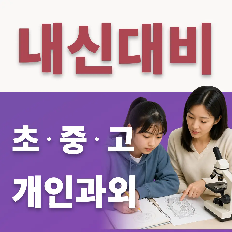 진위면 초등 수학과외 학습 안내