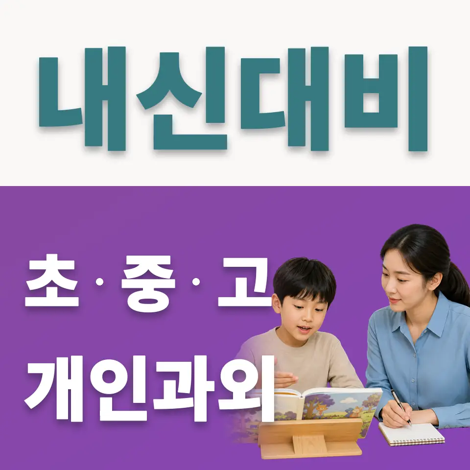 선감동 초등 사회과외 학습 안내