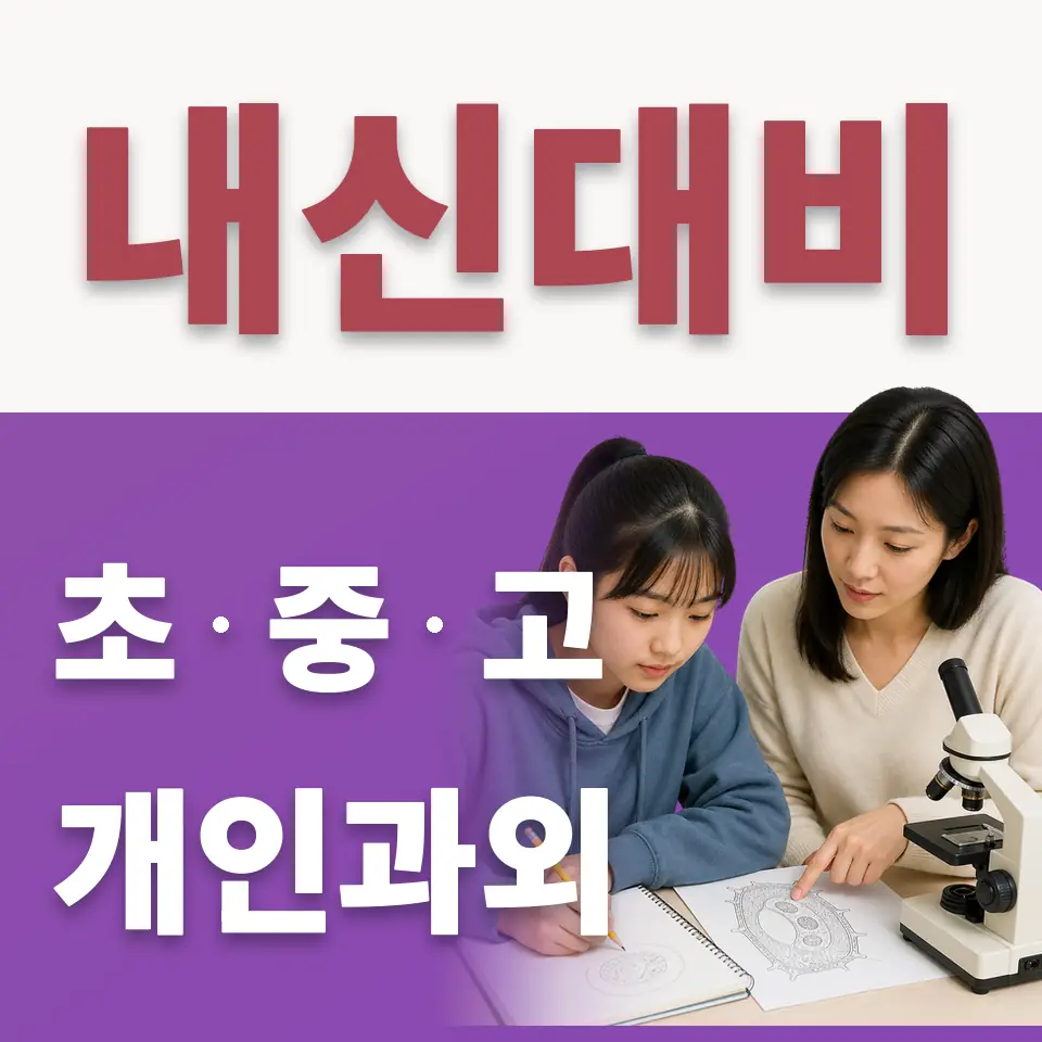 고림동 초등 수학과외 학습 안내