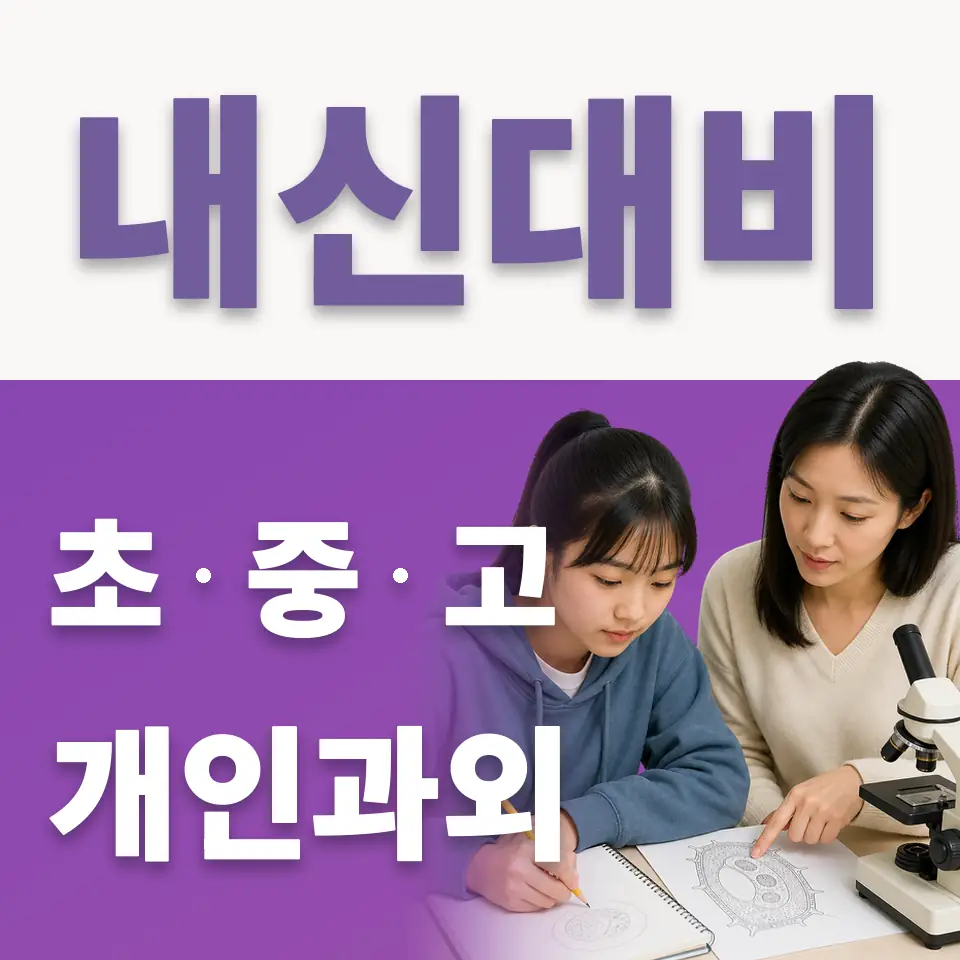 신소현동 초등 국어과외 학습 안내
