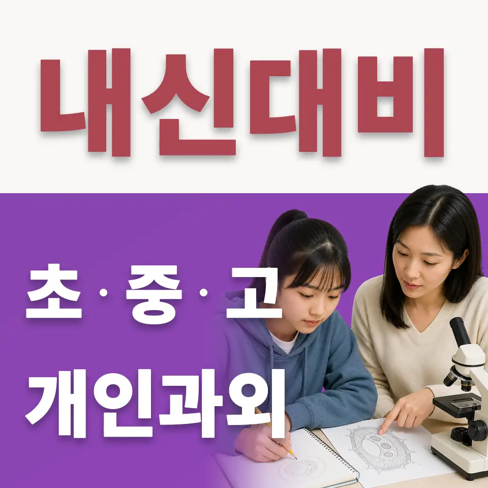 점봉동 초등 수학과외 학습 안내
