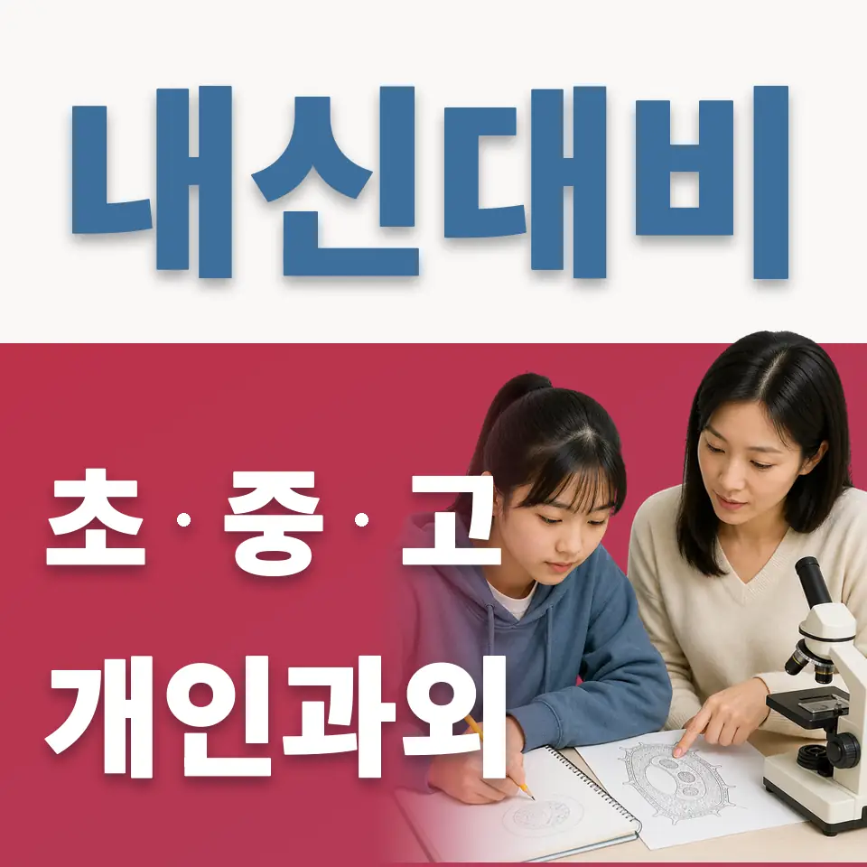 율정초 영어과외 학습 안내