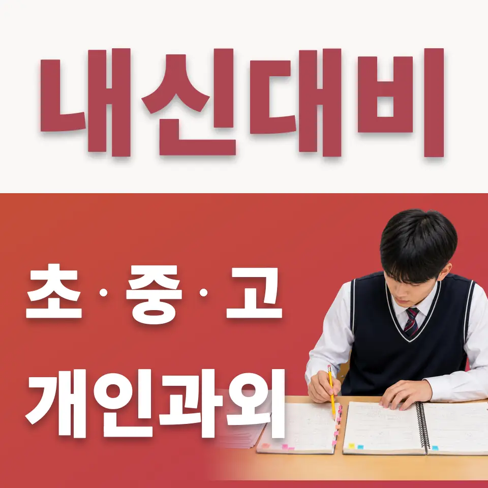 내손초 수학과외 학습 안내