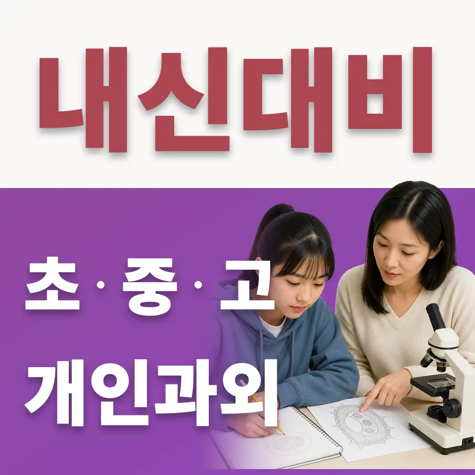 남양주다산초 수학과외 학습 안내