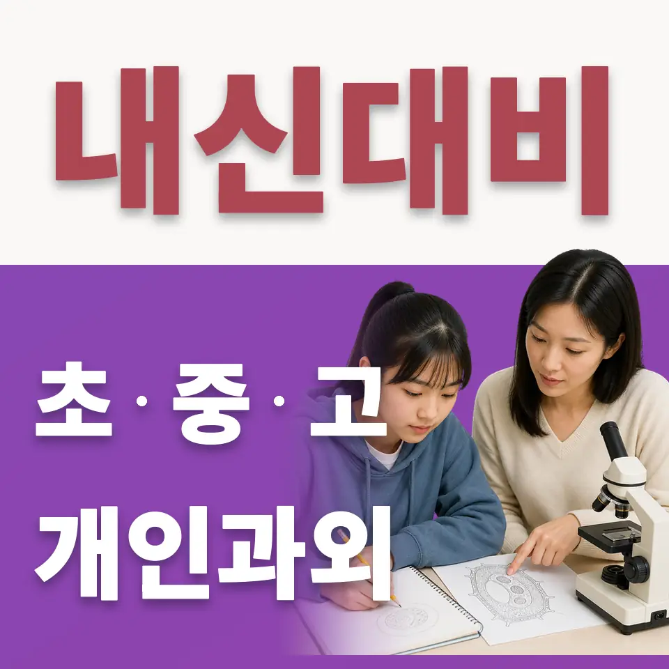 동작구 중학생 수학과외 학습 안내