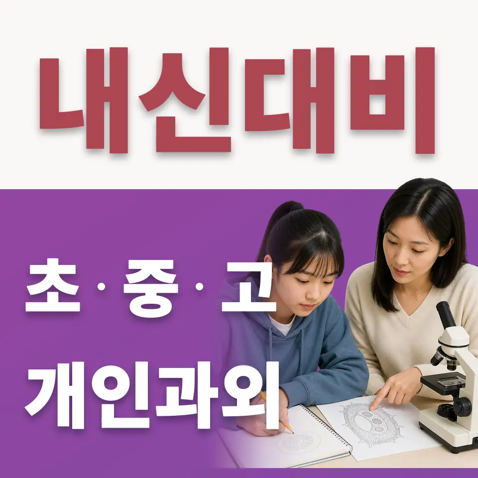 강남구 수학과외 학습 안내