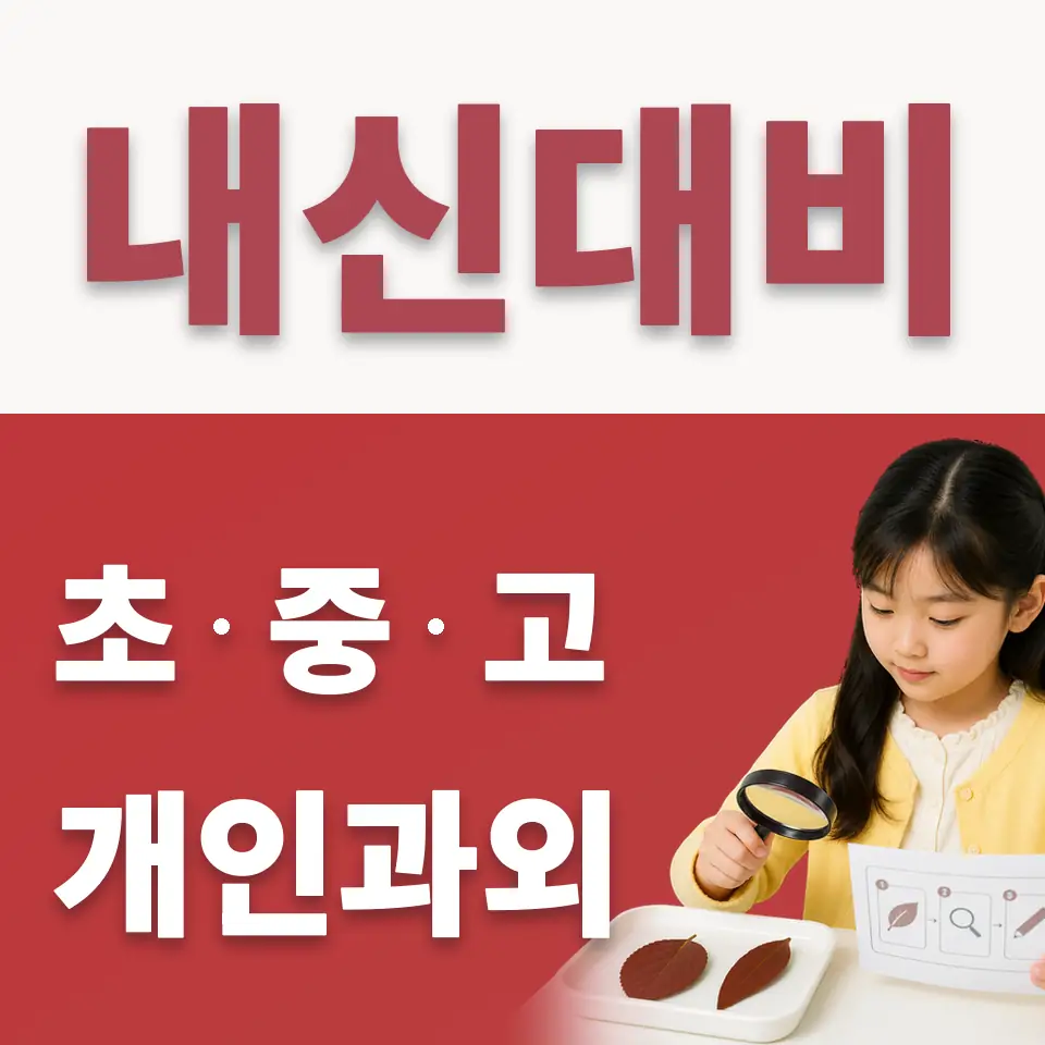 인사동 초등 수학과외 학습 안내