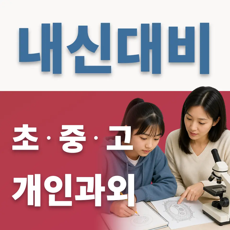 대도초 과외 학습 안내
