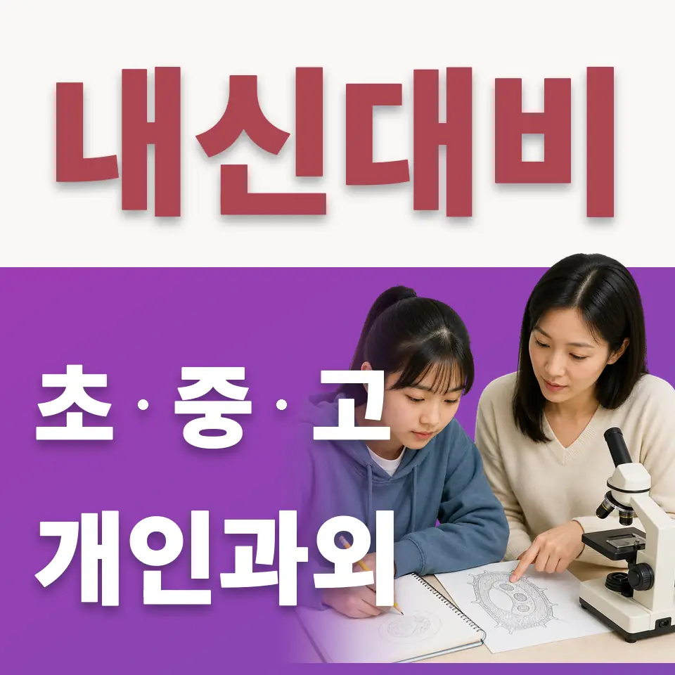백석중 수학과외 학습 안내